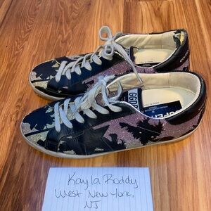 VGUC Golden Goose Glitter Palm Tree Superstars - Size 39 - ⭐️1 DAY FLASH SALE⭐️